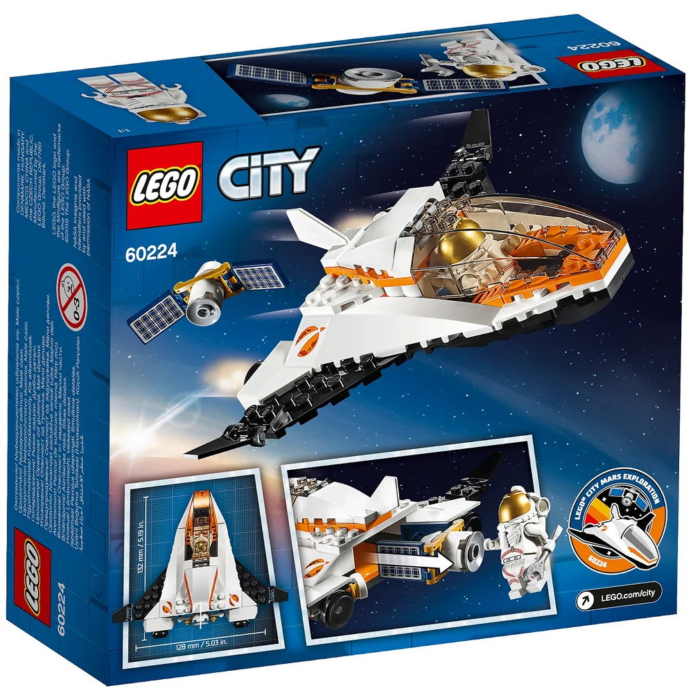 LEGO City: Satellite Service Mission Space Toy (60224) Image 1