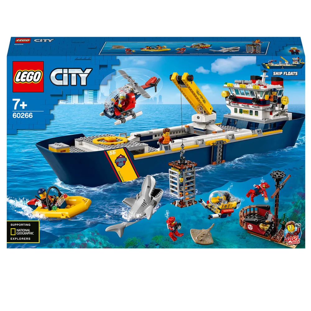 LEGO City: Ocean Exploration Ship Floating Toy Boat (60266) Image 1