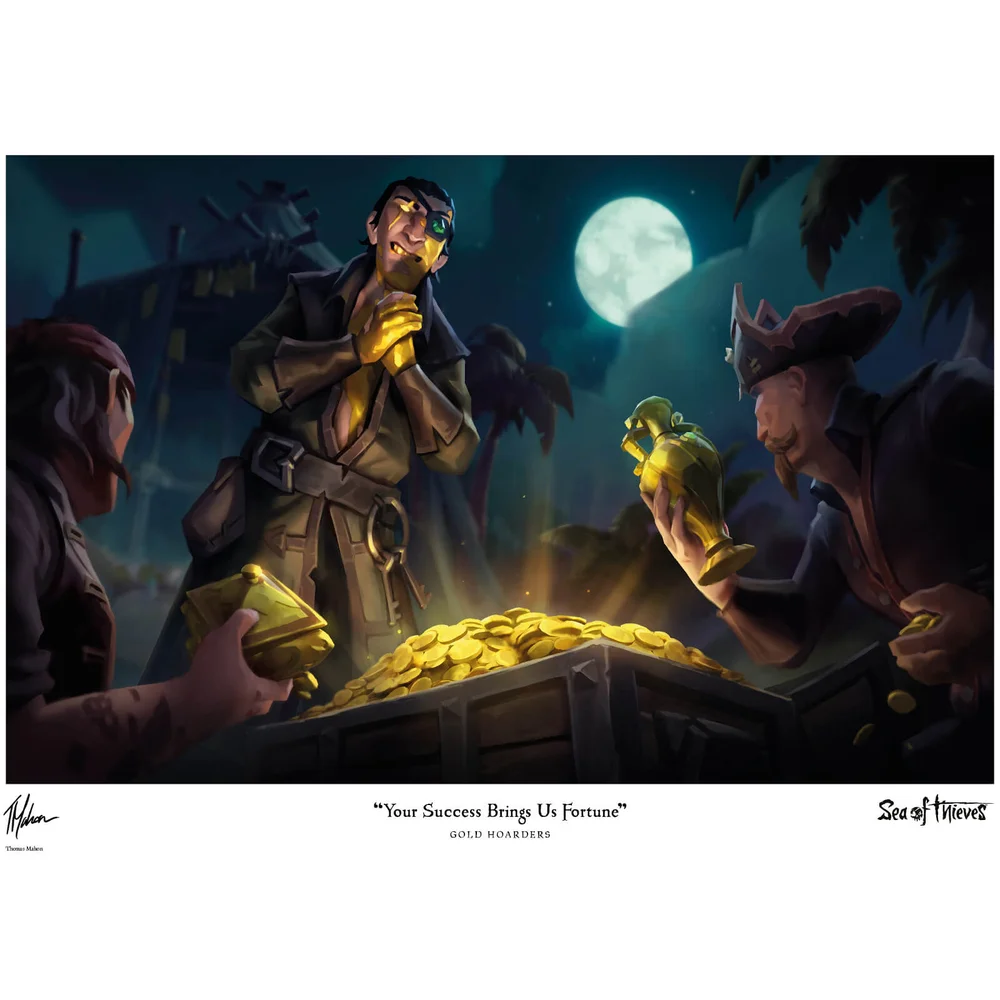 Sea of Thieves Limited Edition Art Print - Gold Hoarders Image 1