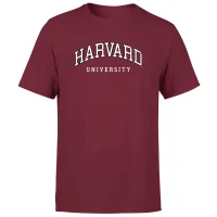 Harvard Burgundy Tee Men's T-Shirt - Burgundy - undefined undefined