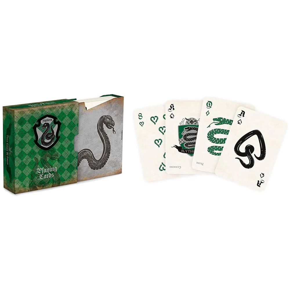 Harry Potter House Playing Cards - Slytherin Image 1