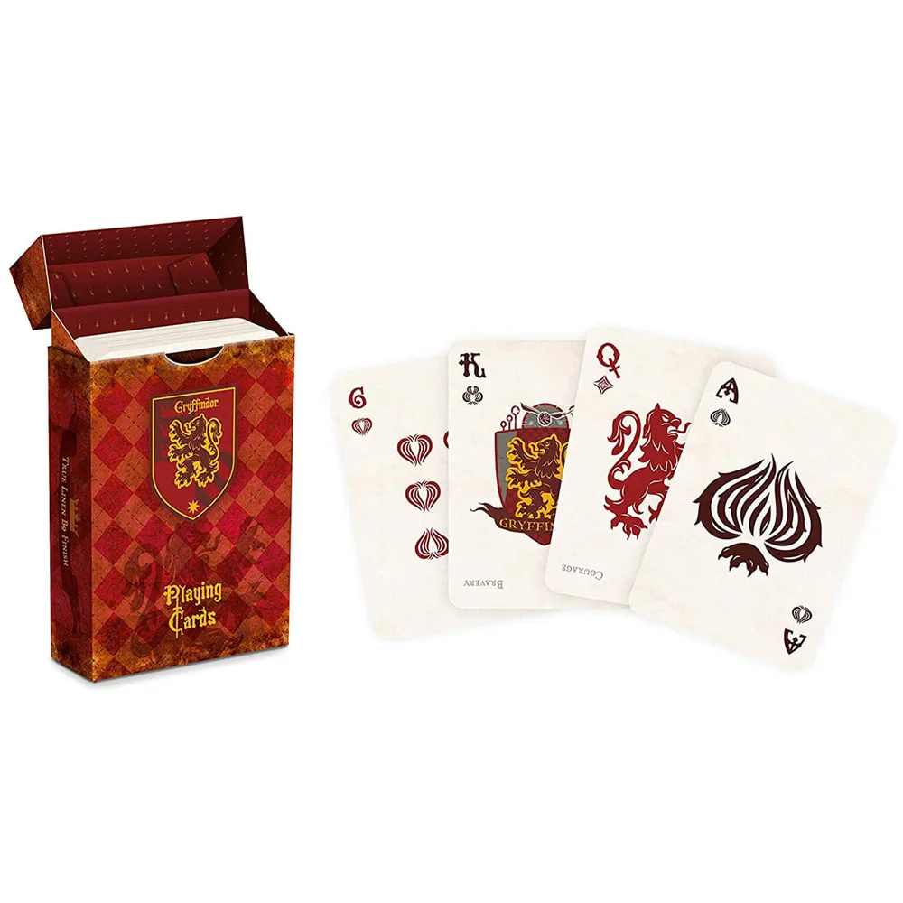 Harry Potter House Playing Cards - Gryffindor Image 1