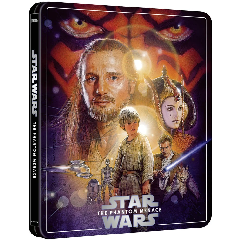 Star Wars Episode I: The Phantom Menace - Zavvi Exclusive 4K Ultra HD Steelbook (3 Disc Edition includes Blu-ray) Image 1