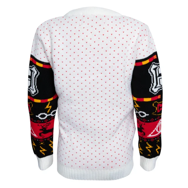 Harry Potter Kids Christmas Knitted Jumper - Red
