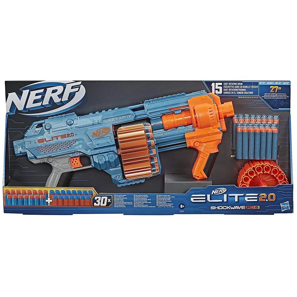 NERF Elite 2.0 Shockwave RD 15 Blaster Image 1