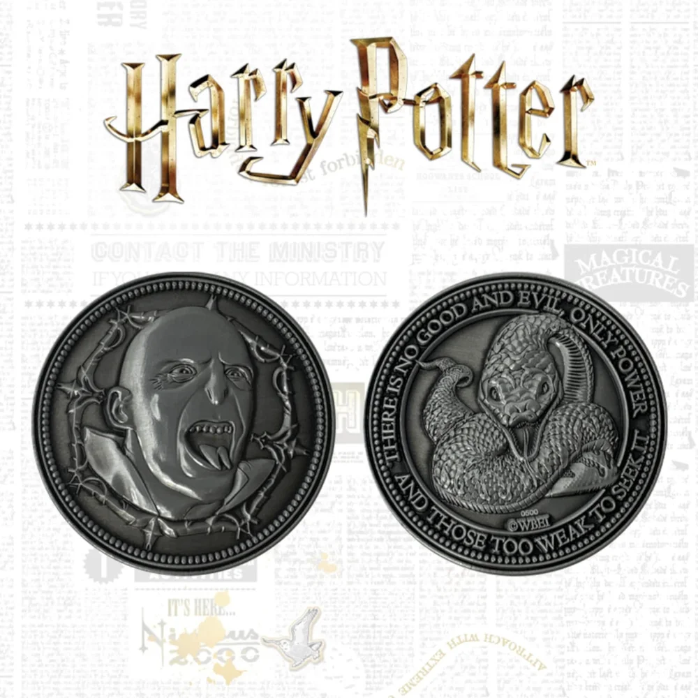 Harry Potter Limited Edition Collectible Coin - Voldermort Image 1