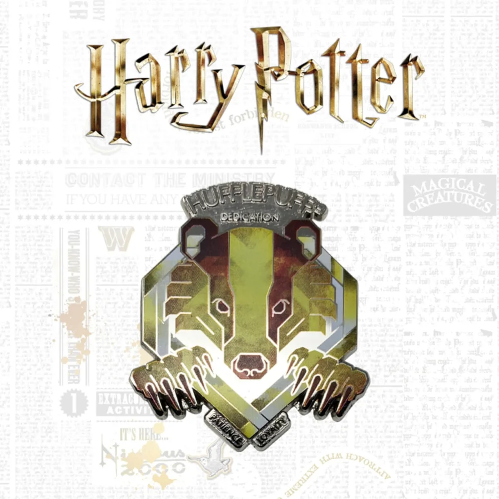 Harry Potter Limited Edition Hufflepuff Pin Badge Image 1