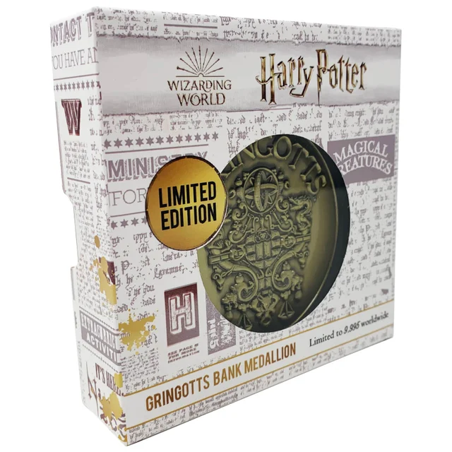 Harry Potter Limited Edition Medallion - Gringotts Crest