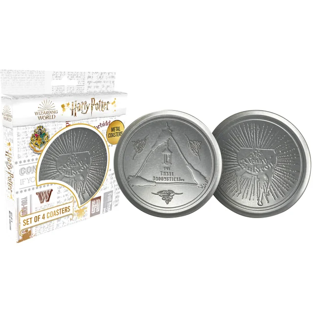 Harry Potter Metal Drinks Coasters