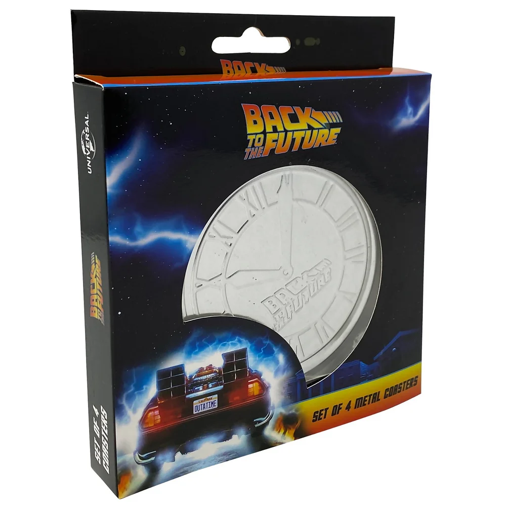 Back to the Future Drinks Coasters Image 1
