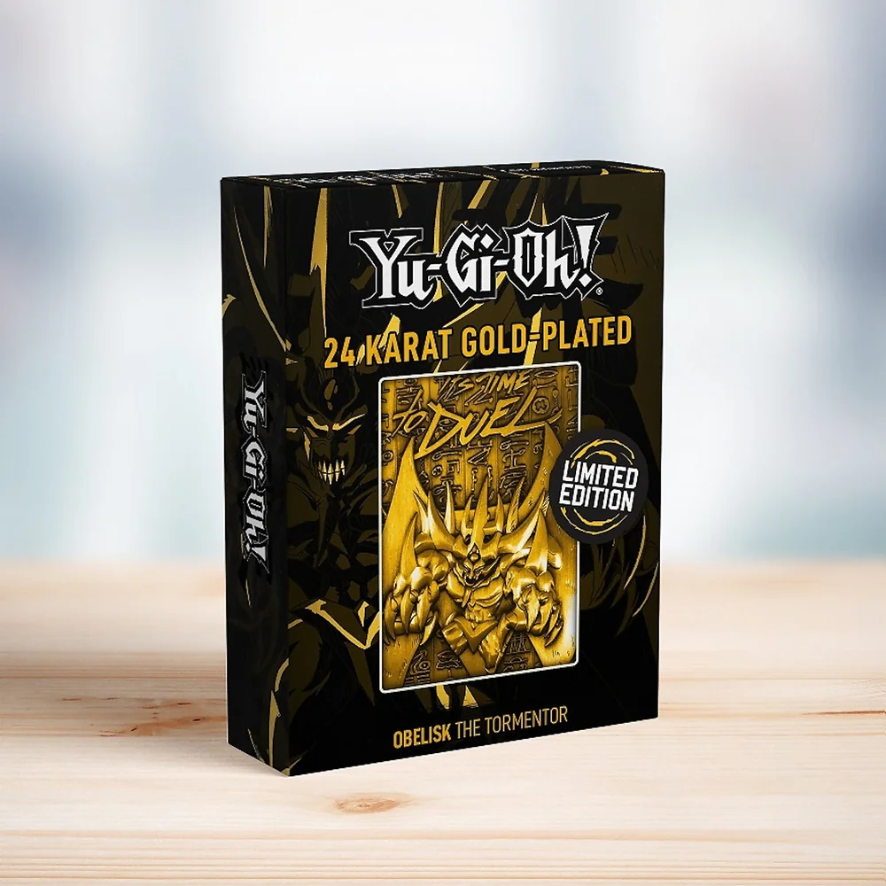 Yu-Gi-Oh! Limited Edition God Card - Obelisk the Tormentor 24k Gold Plated Edition Image 1