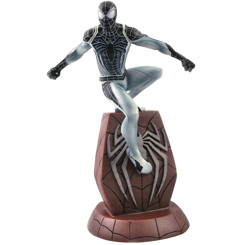 Diamond Select Marvel Gallery Spider-Man (PS4) PVC Figure - Negative Suit Spider-Man (SDCC 2020 Exclusive) Image 1
