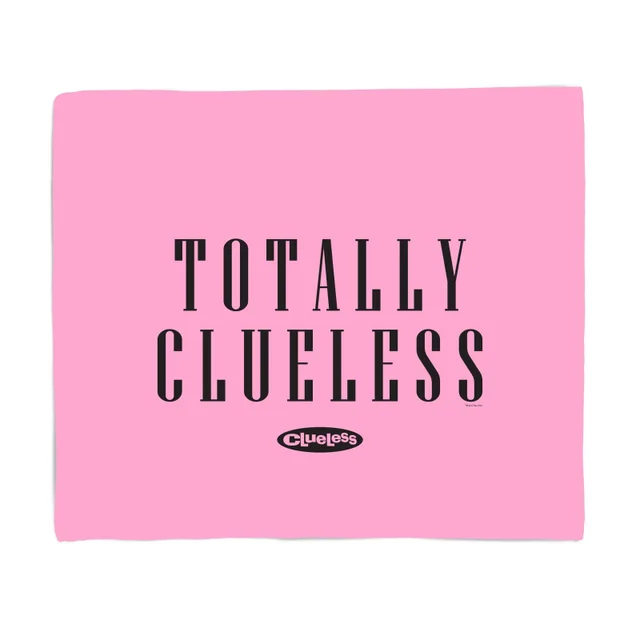 Clueless Totally Clueless Fleece Blanket