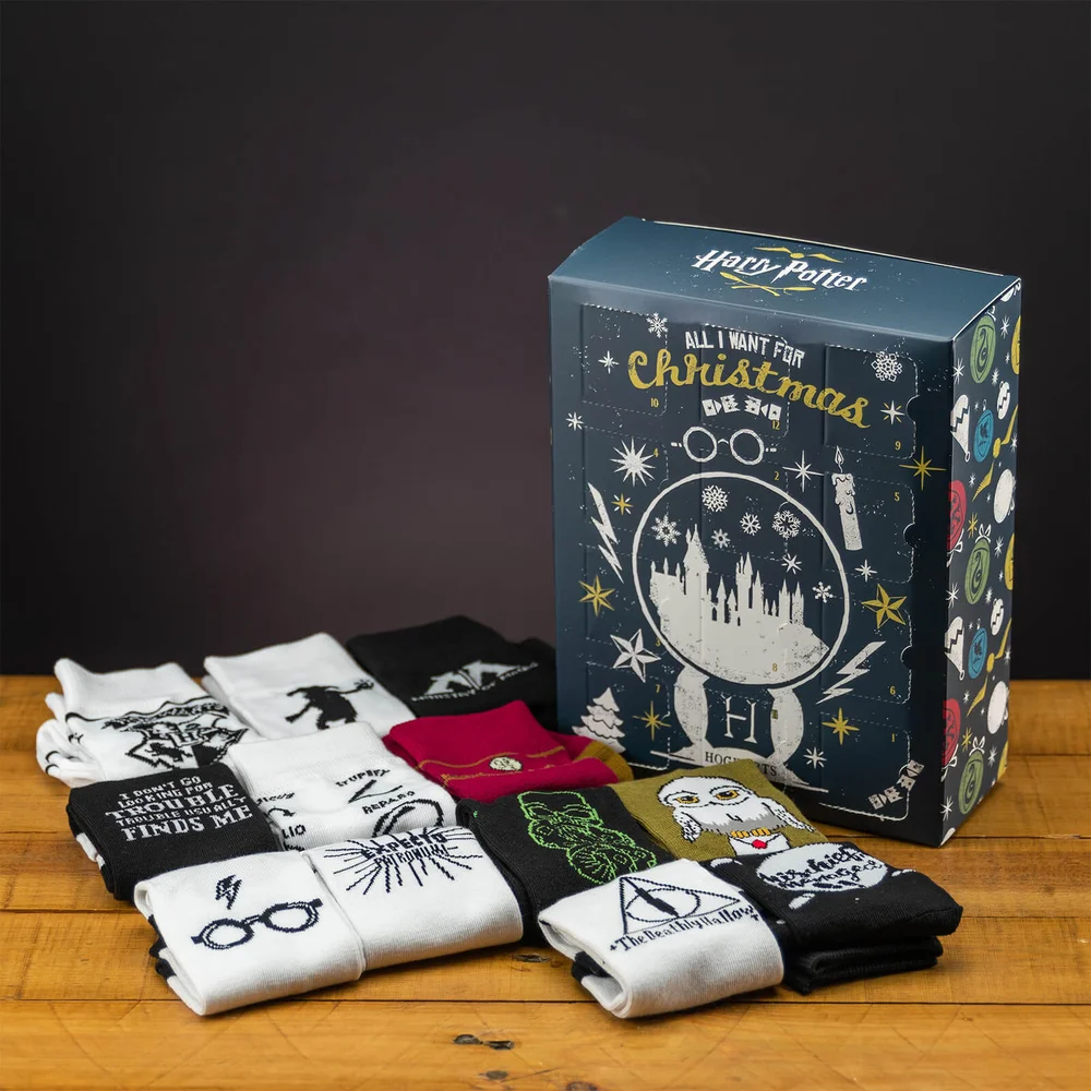 Harry Potter Socks 12 Day Advent Calendar Image 1