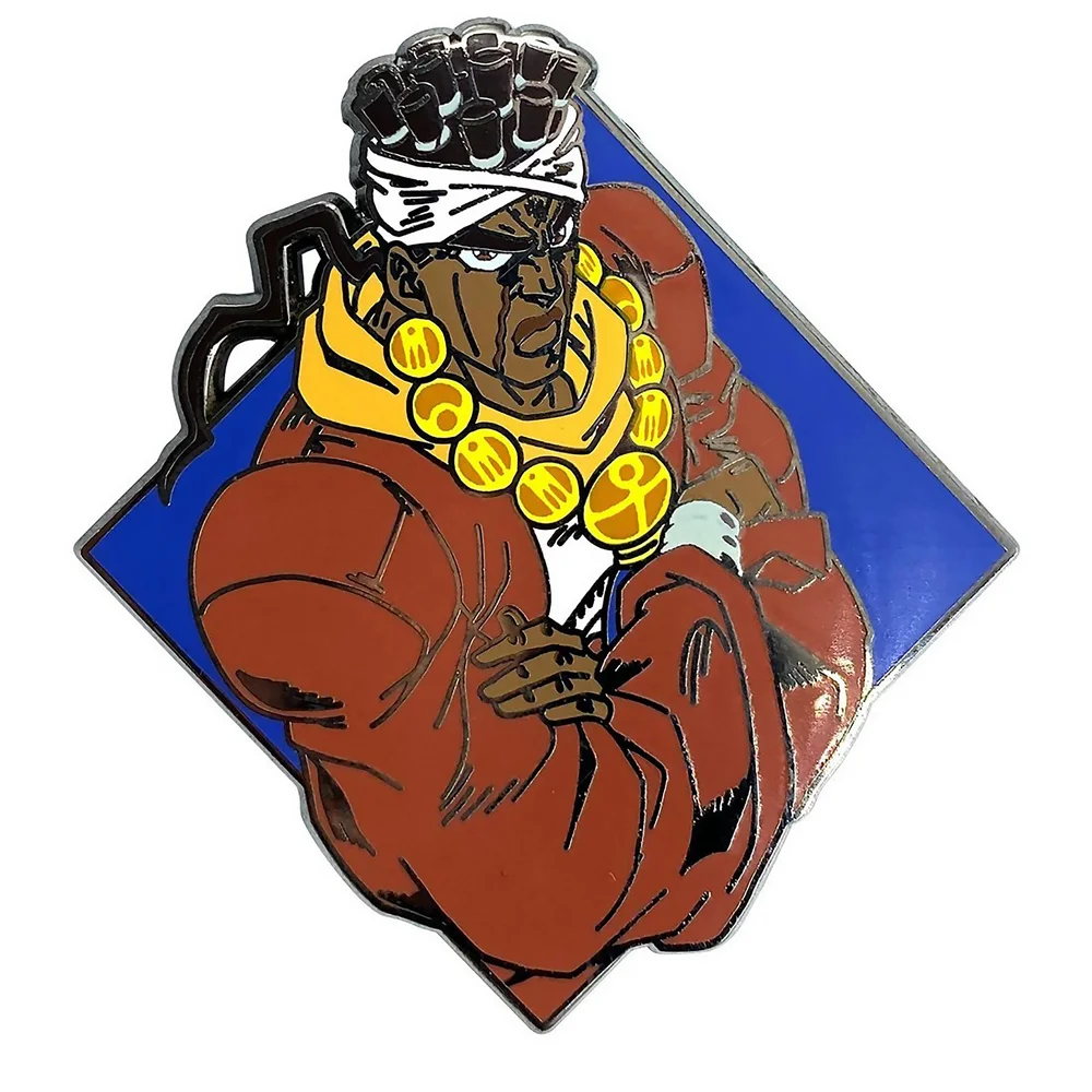 Jojo's Bizarre Adventure Diamond Avdol Enamel Pin Image 1