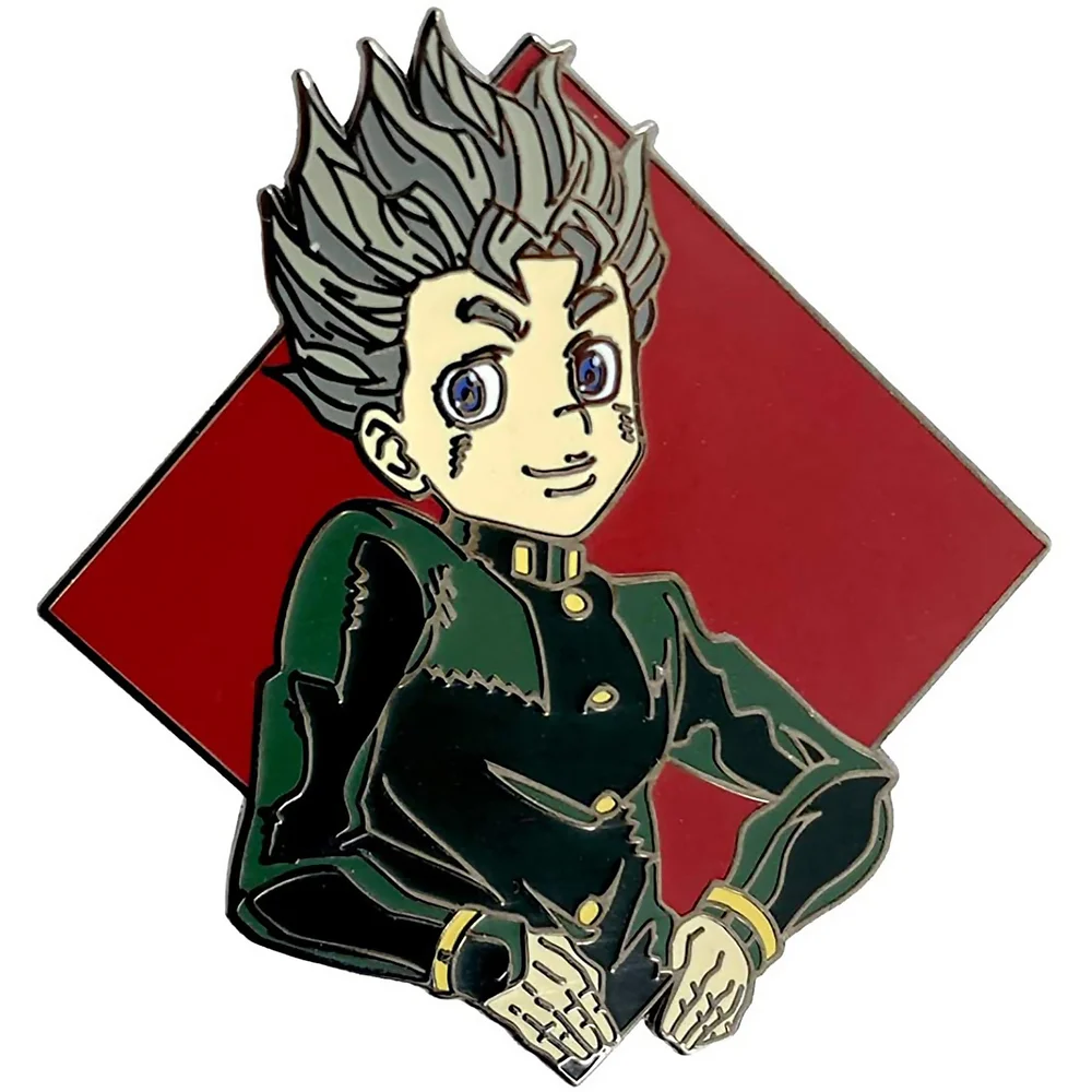 Jojo's Bizarre Adventure Diamond Koichi Enamel Pin Image 1