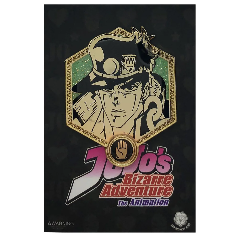 Jojo's Bizarre Adventure Golden Jotaro Enamel Pin Image 1