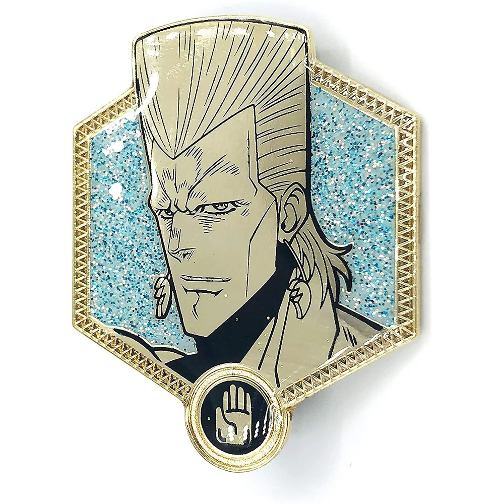 Jojo's Bizarre Adventure Golden Polnareff Enamel Pin Image 1