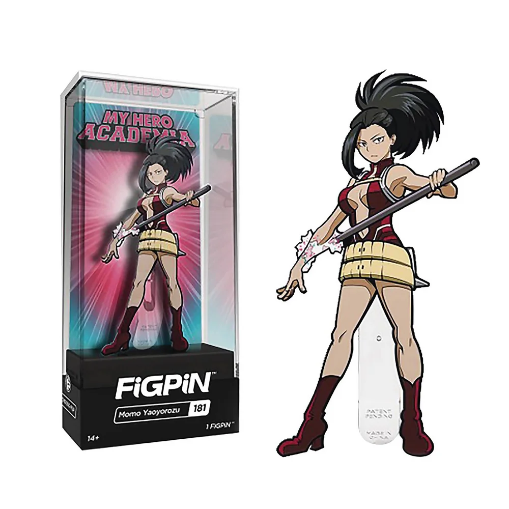 My Hero Academia Momo Yaoyorozu FiGPiN Enamel Pin Image 1