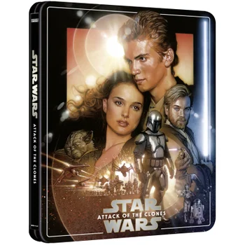 Star Wars EP II: Attack of the Clones - Zavvi Exclusive 4K Ultra HD Steelbook (3 Disc Edition includes Blu-ray)