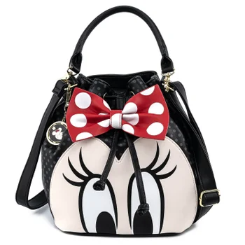 Loungefly Disney Minnie Mouse Bow Bucket Bag