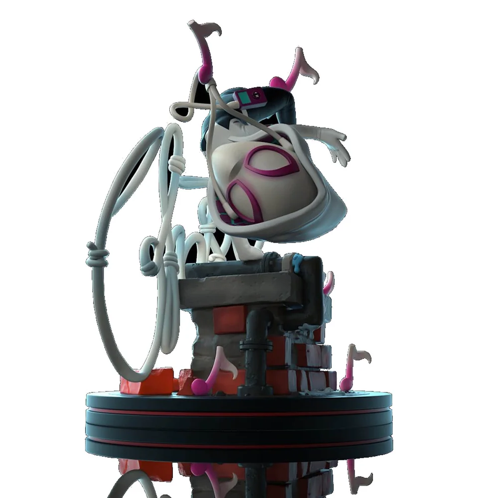 Quantum Mechanix Marvel Ghost-Spider Q-Fig Elite Diorama Image 1