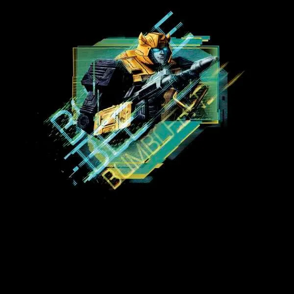 Transformers Bumble Bee Glitch Unisex T-Shirt - Black