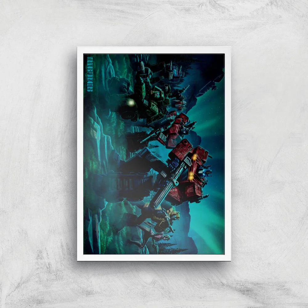 Transformers Autobots A2 Giclee Art Print - A2 - White Frame Image 1