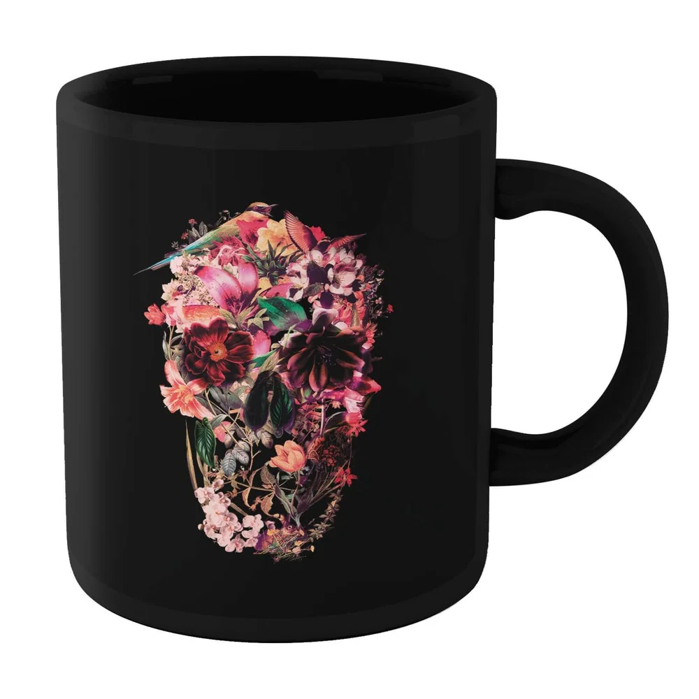 Ikiiki Bird Skull Mug - Black Image 1