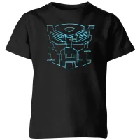 Transformers Autobot Glitch Kids' T-Shirt - Black - undefined undefined