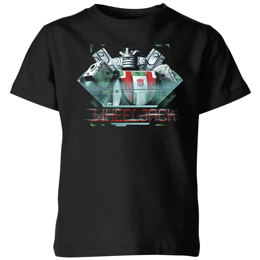 Transformers Wheeljack Glitch Kids' T-Shirt - Black - 3-4 Years Image 1