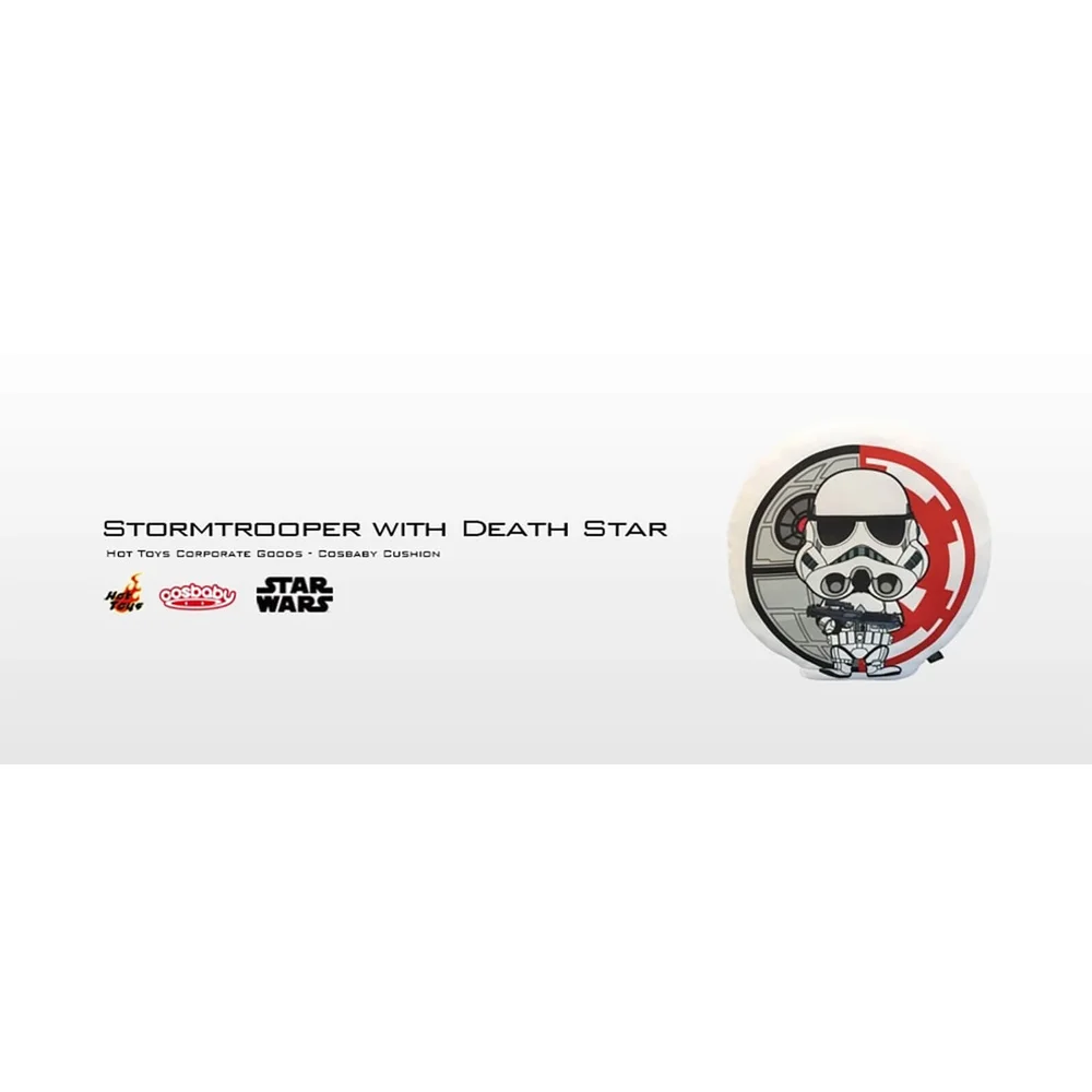 Hot Toys Cosbaby Star Wars Cushion - Stormtrooper with Death Star Image 1