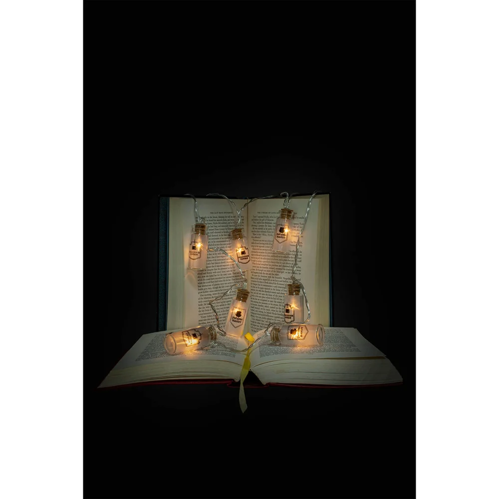 Harry Potter LED Glass Bottle String Lights Image 1