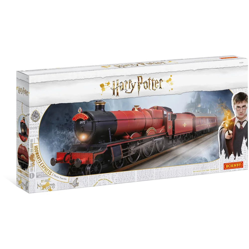 Harry Potter Hogwarts Express Model Train Set Image 1