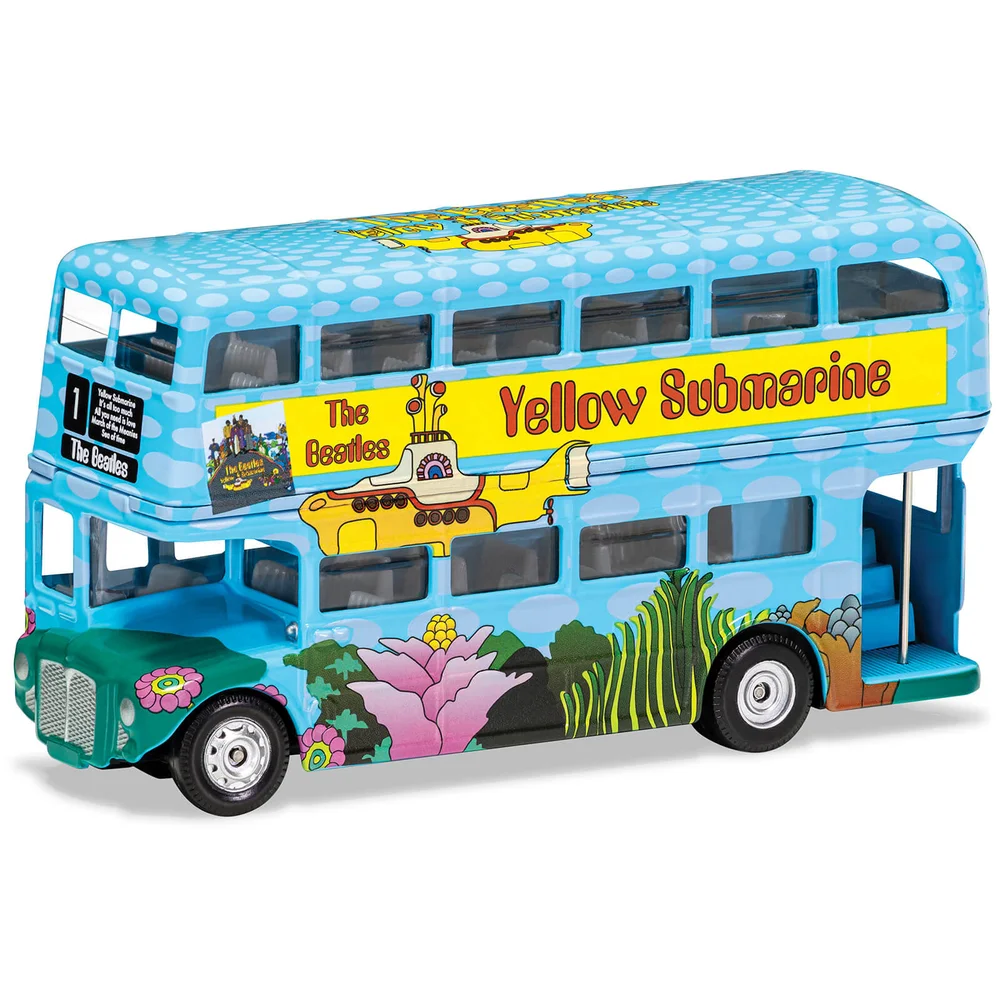 The Beatles London Bus Yellow Submarine Model Set - Scale 1:64 Image 1