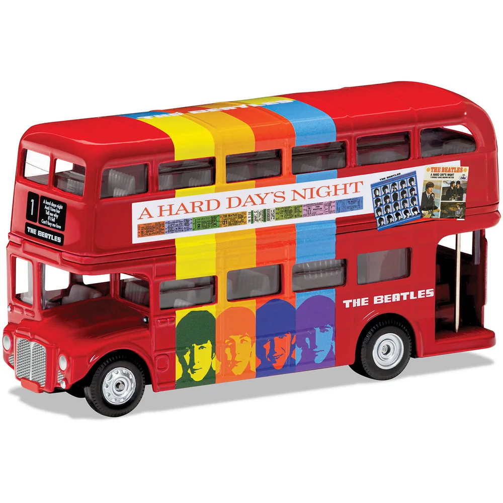The Beatles London Bus A Hard Day's Night Model Set - Scale 1:64 Image 1