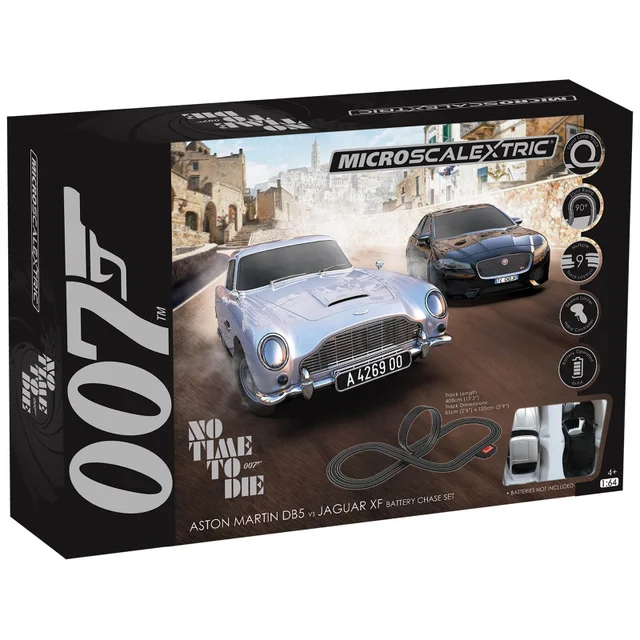 Micro Scalextric James Bond 'No Time To Die' Battery Powered Race Set