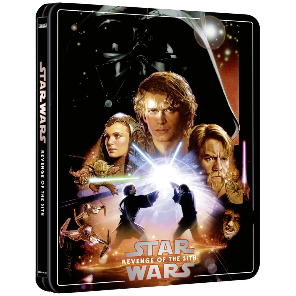 Star Wars Episode III: Revenge of the Sith - Zavvi Exclusive 4K Ultra HD Steelbook (3 Disc Edition includes Blu-ray) Image 1