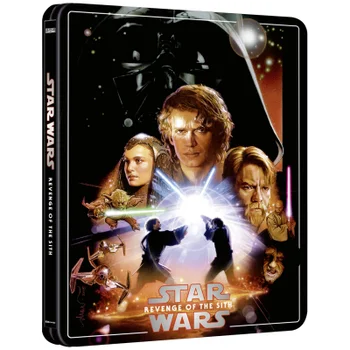 Star Wars Episode III: Revenge of the Sith - Zavvi Exclusive 4K Ultra HD Steelbook (3 Disc Edition includes Blu-ray)