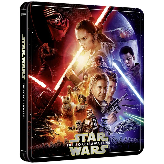 Star Wars Episode VII: The Force Awakens - Zavvi Exclusive 4K Ultra HD Steelbook (3 Disc Edition Includes Blu-ray)