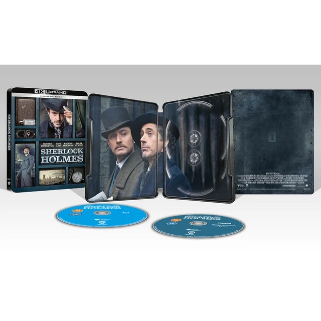 Sherlock Holmes - Zavvi Exclusive 4K Ultra HD Steelbook (Includes 2D Blu-ray)