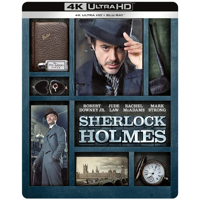 Sherlock Holmes - Zavvi Exclusive 4K Ultra HD Steelbook (Includes 2D Blu-ray)