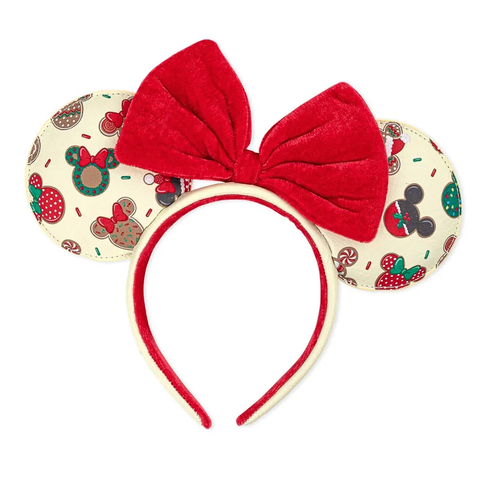 Loungefly Disney Mickey & Minnie Christmas Cookies Headband Image 1