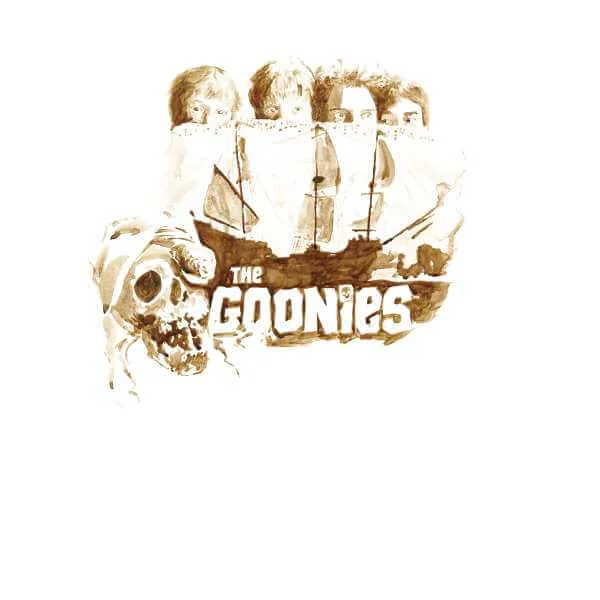 The Goonies Watercolour Men's T-Shirt - White