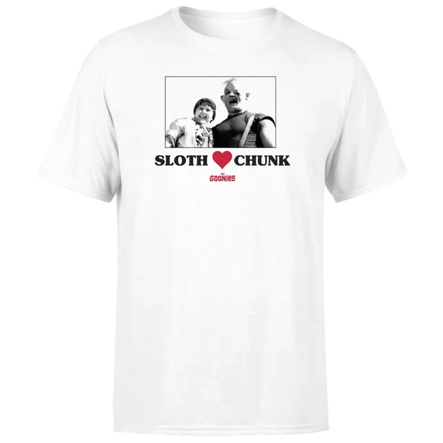 The Goonies Sloth Love Chunk Men's T-Shirt - White