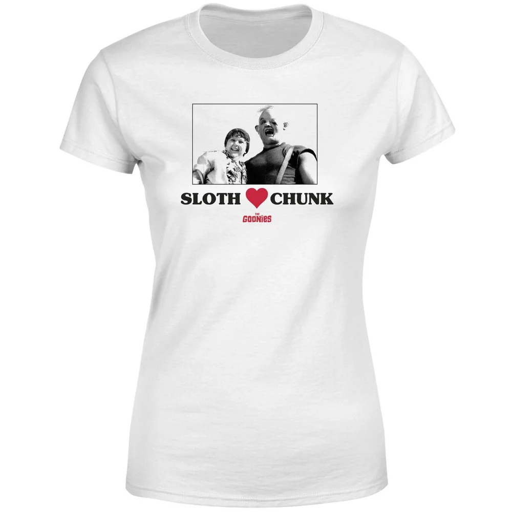 The Goonies Sloth Love Chunk Women's T-Shirt - White - XS Image 1
