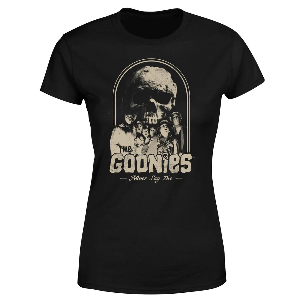 The Goonies Never Say Die Retro Women's T-Shirt - Black - XS Image 1