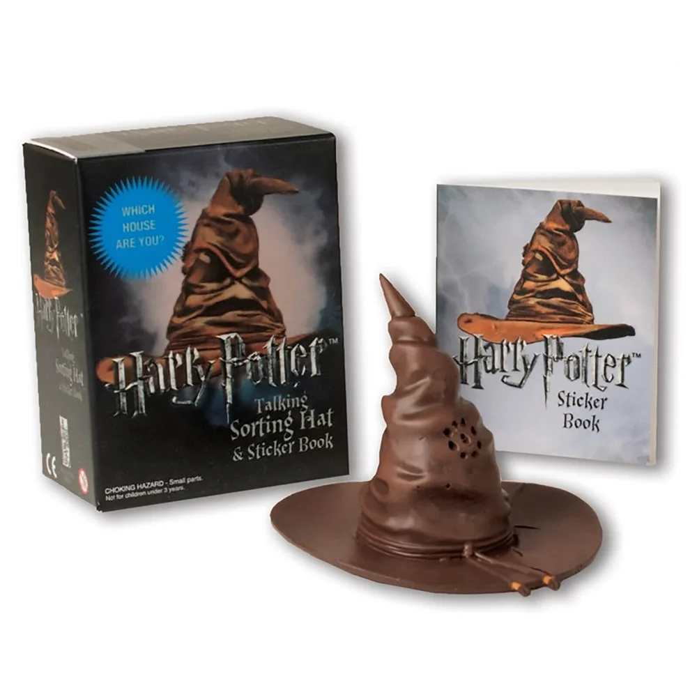 Harry Potter Talking Sorting Hat and Sticker Book Image 1