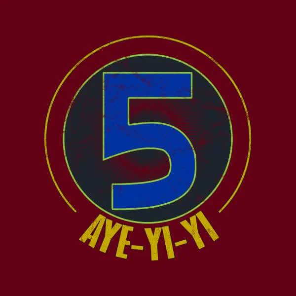 Power Rangers Alpha-5 Logo Men's T-Shirt - Burgundy