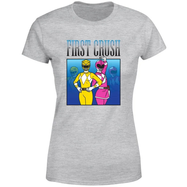 Power Rangers First Crush Women's T-Shirt - Grey
